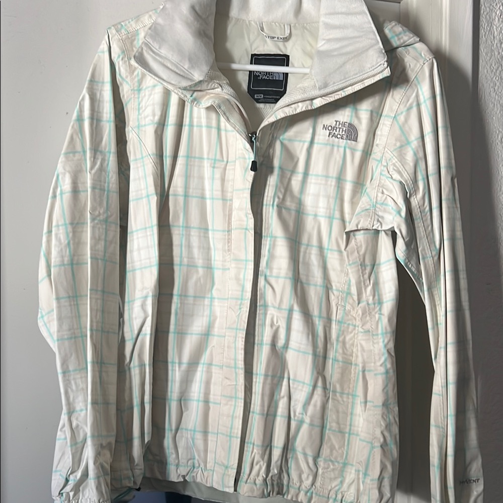The North Face Women's White Plaid Jacket